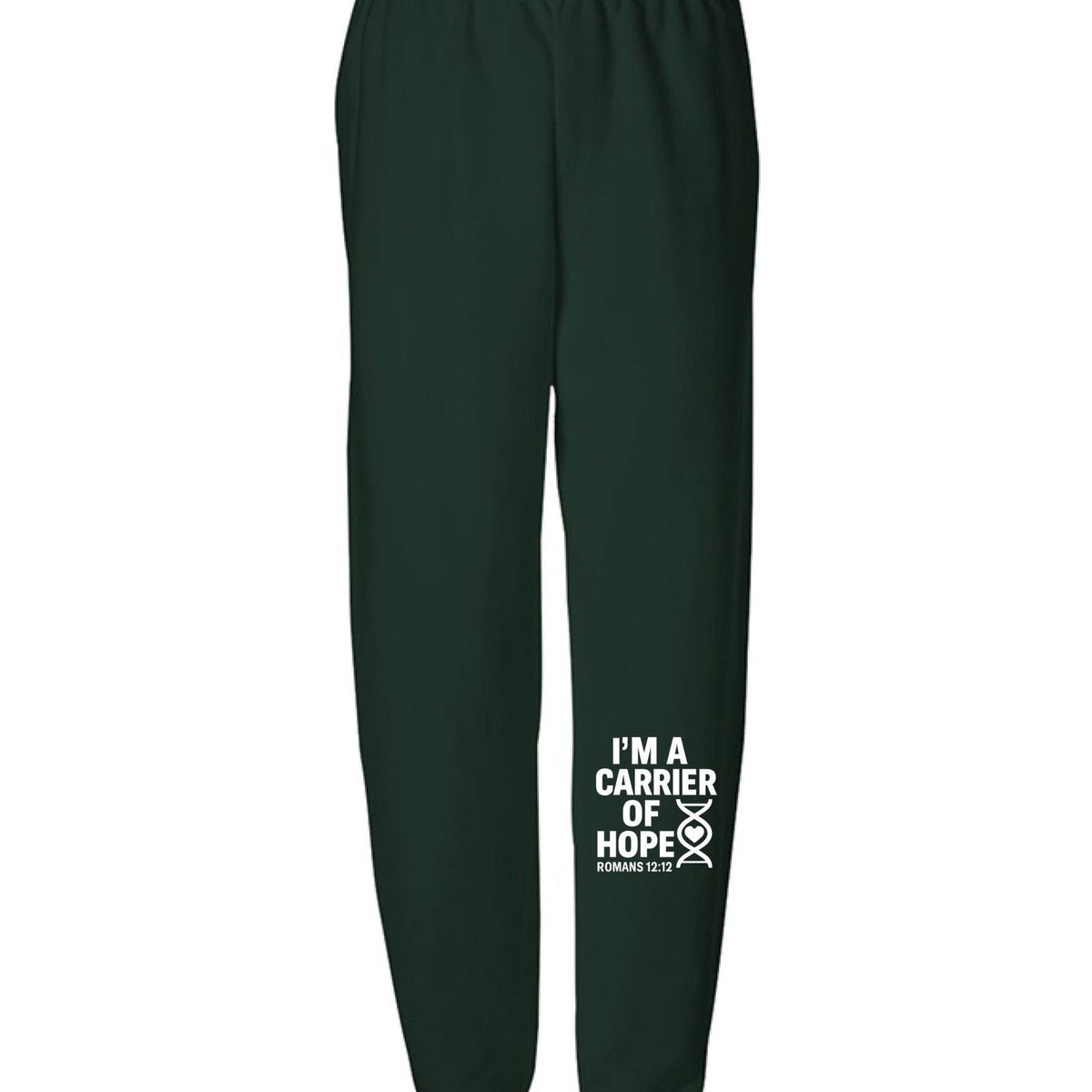 I'm A Carrier Of Hope Youth Christian Sweatpants - ClaimedbyGodDesigns