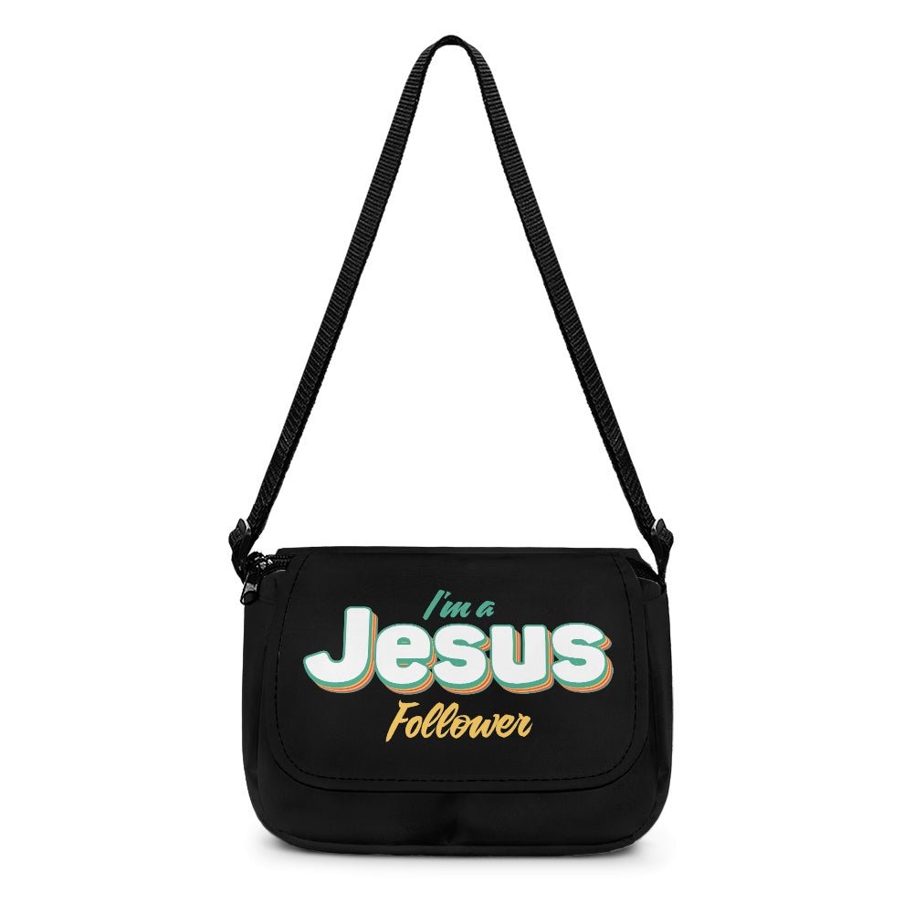 I'm A Jesus Follower Christian Kids Flap Crossbody Bag - ClaimedbyGodDesigns