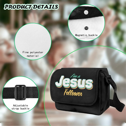 I'm A Jesus Follower Christian Kids Flap Crossbody Bag - ClaimedbyGodDesigns