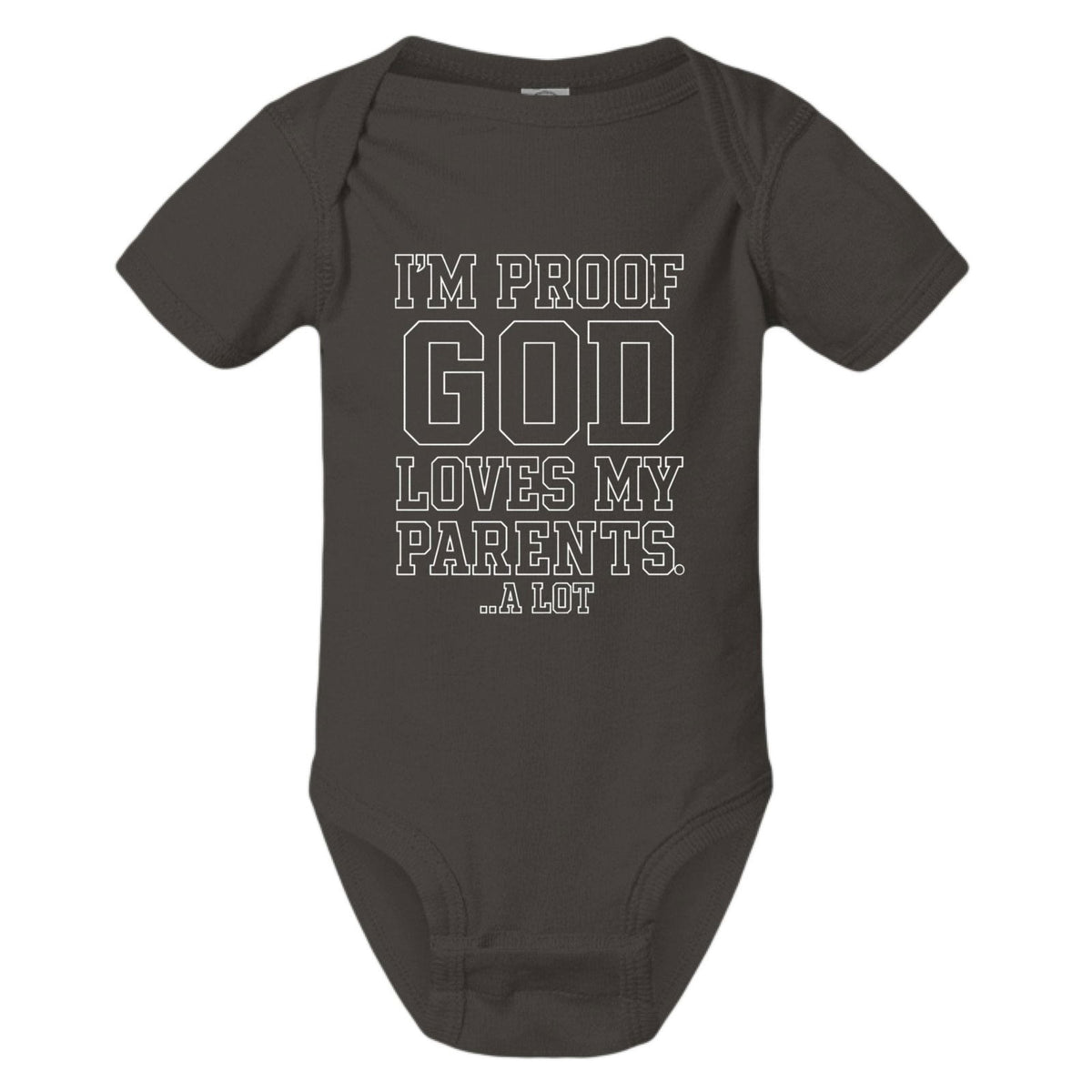 I'm Proof He Loves My Parents Christian Baby Jumpsuit - ClaimedbyGodDesigns