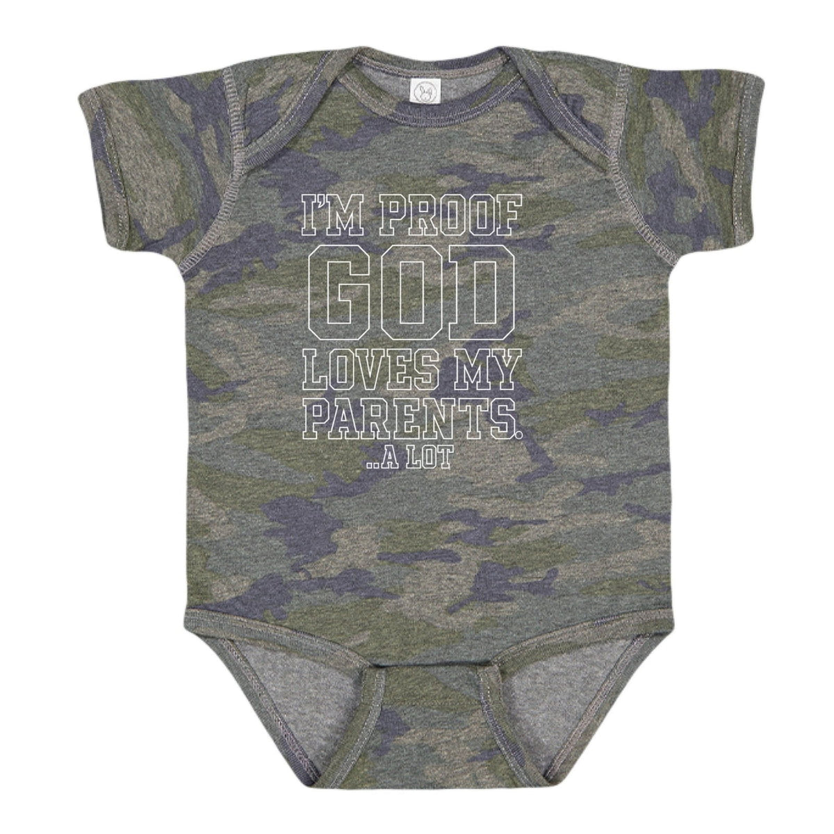 I'm Proof He Loves My Parents Christian Baby Jumpsuit - ClaimedbyGodDesigns