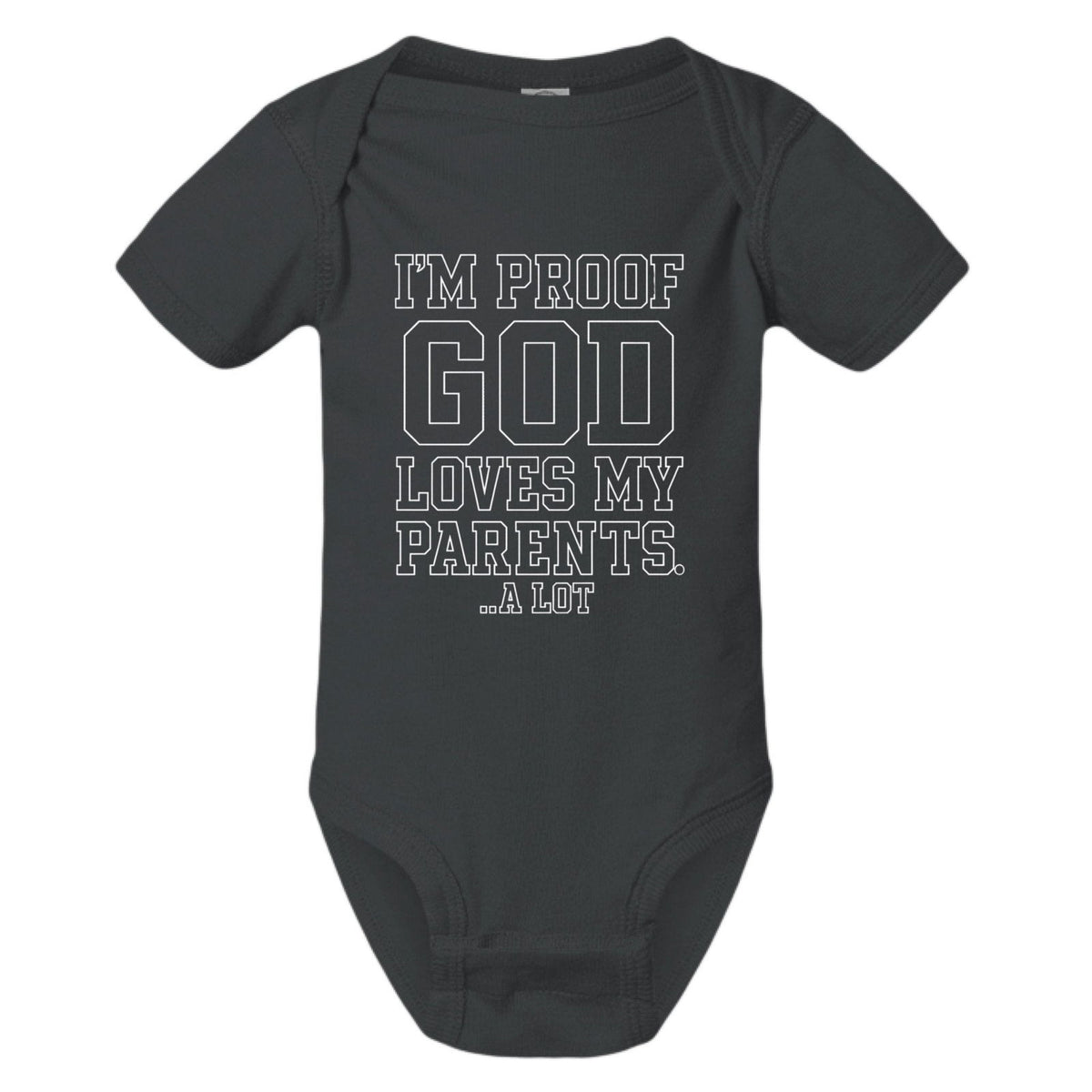 I'm Proof He Loves My Parents Christian Baby Jumpsuit - ClaimedbyGodDesigns