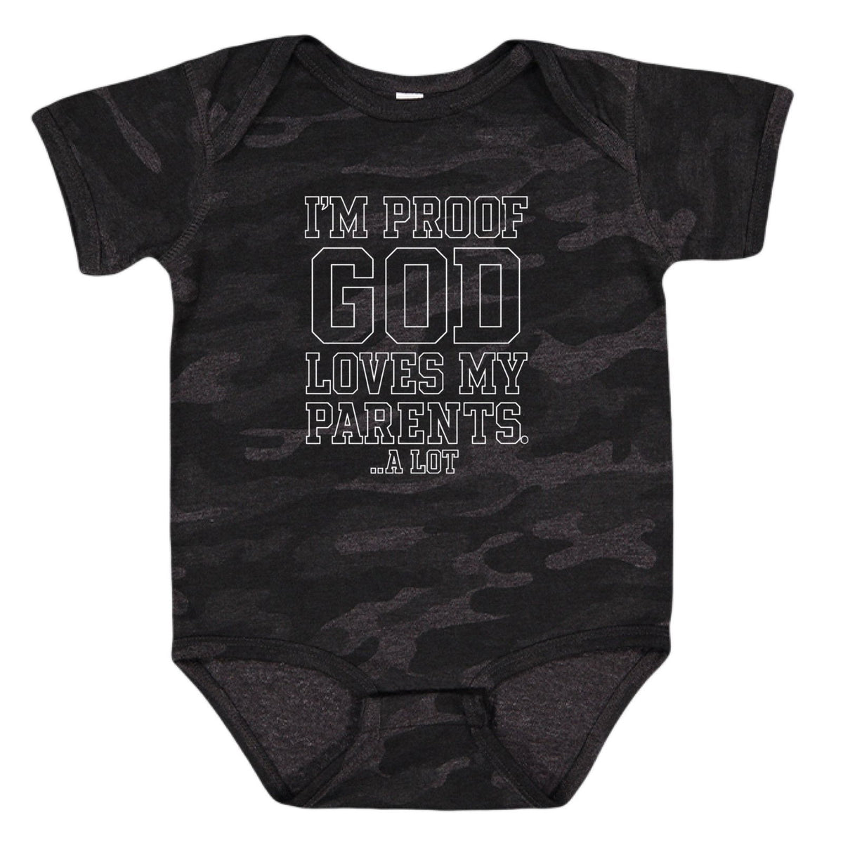 I'm Proof He Loves My Parents Christian Baby Jumpsuit - ClaimedbyGodDesigns