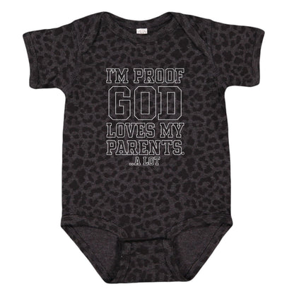 I'm Proof He Loves My Parents Christian Baby Jumpsuit - ClaimedbyGodDesigns