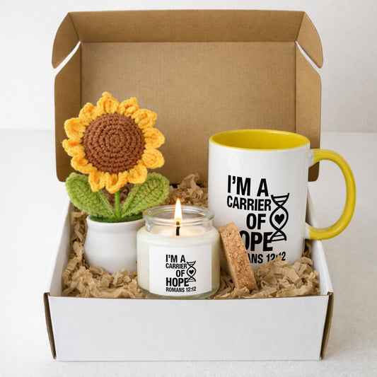 I’m a Carrier of Hope – Romans 12:12 Hello Sunshine Christian Gift Set - ClaimedbyGodDesigns