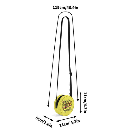 Im His Masterpiece Christian Kids PU Small Round Bag Children Purse - ClaimedbyGodDesigns