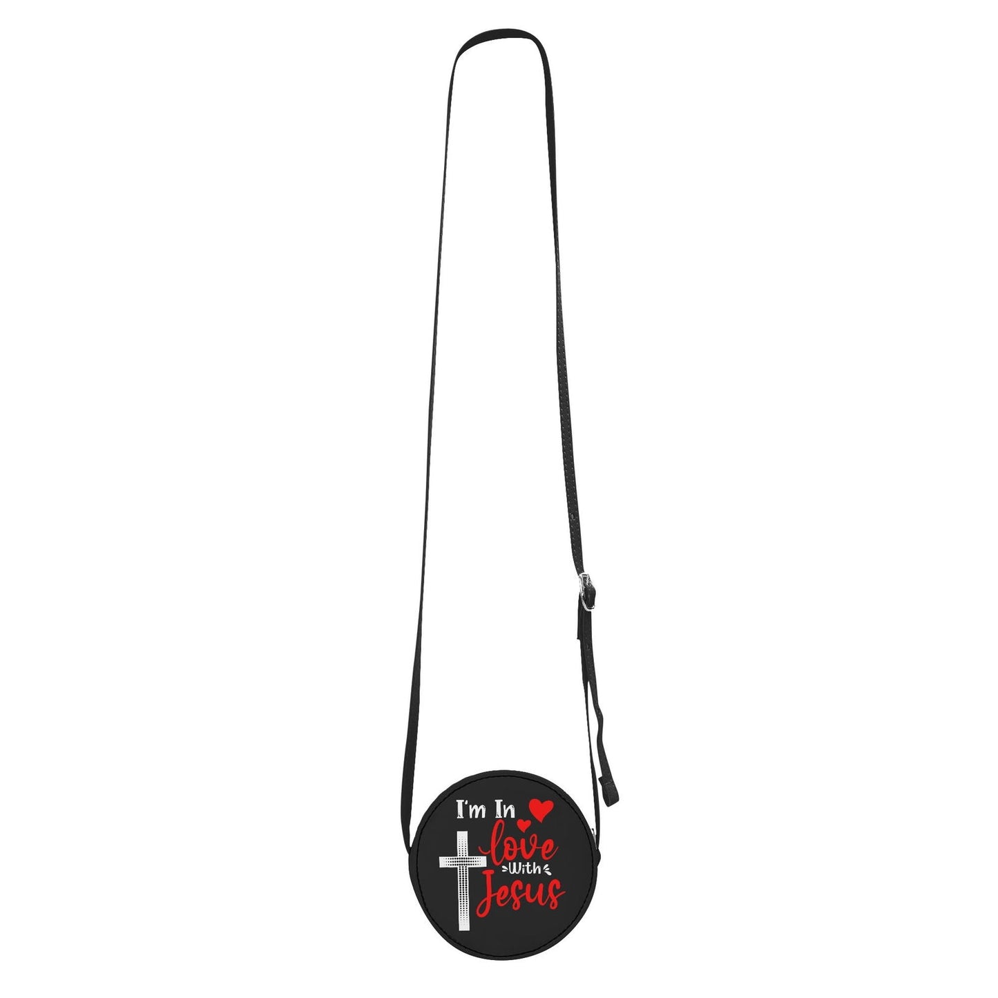 Im In Love With Him Christian Kids PU Small Round Bag Children Purse - ClaimedbyGodDesigns