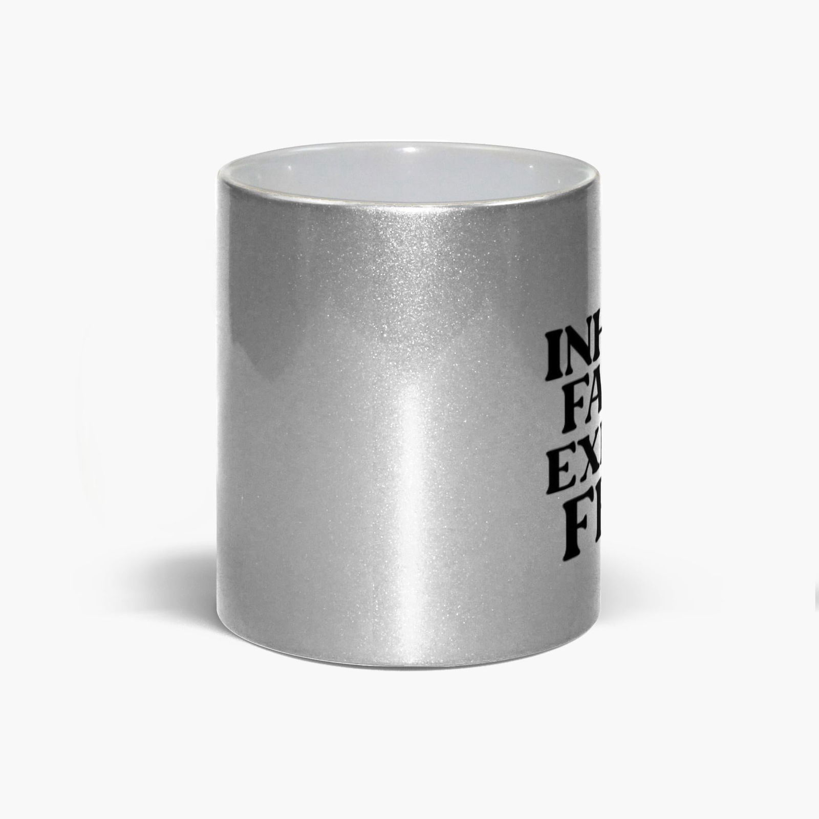 Inhale Faith Exhale Fear Christian Metallic Mug - ClaimedbyGodDesigns