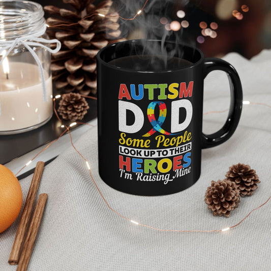 Inspirational Autism Dad Mug - Perfect Gift for Father's Day - Claimed by God Designs