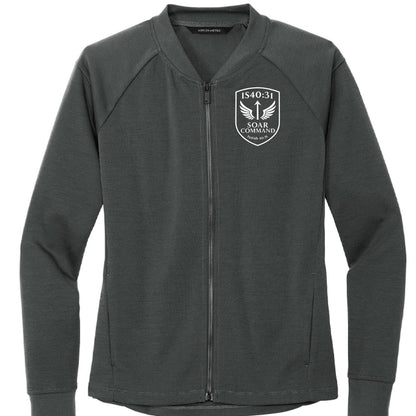 Isaiah 40:31 Soar Command Women’s Kingdom Code Christian Jacket - ClaimedbyGodDesigns