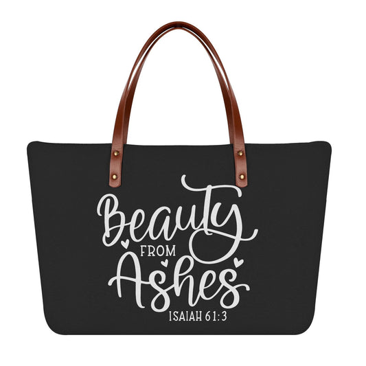 Isaiah 61:3 Beauty From Ashes Christian Womens Comfort Tote Bag - ClaimedbyGodDesigns