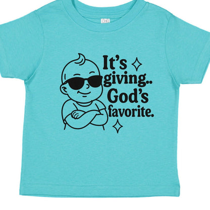 It's Giving His Favorite Baby Christian T-shirt - ClaimedbyGodDesigns
