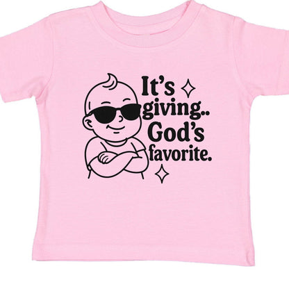 It's Giving His Favorite Baby Christian T-shirt - ClaimedbyGodDesigns