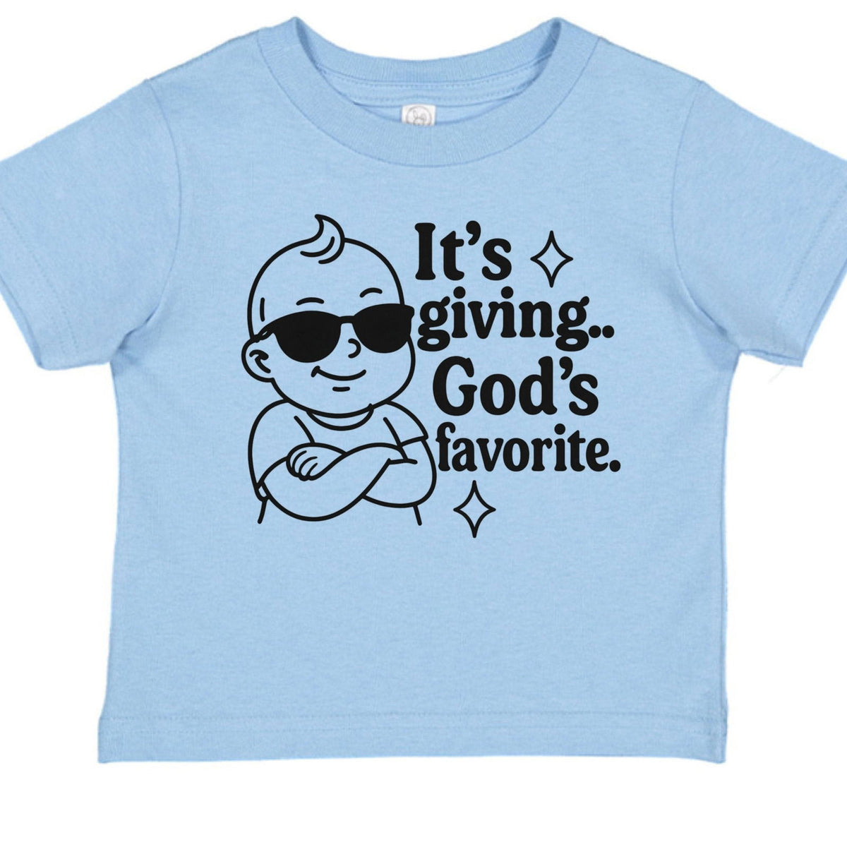 It's Giving His Favorite Baby Christian T-shirt - ClaimedbyGodDesigns