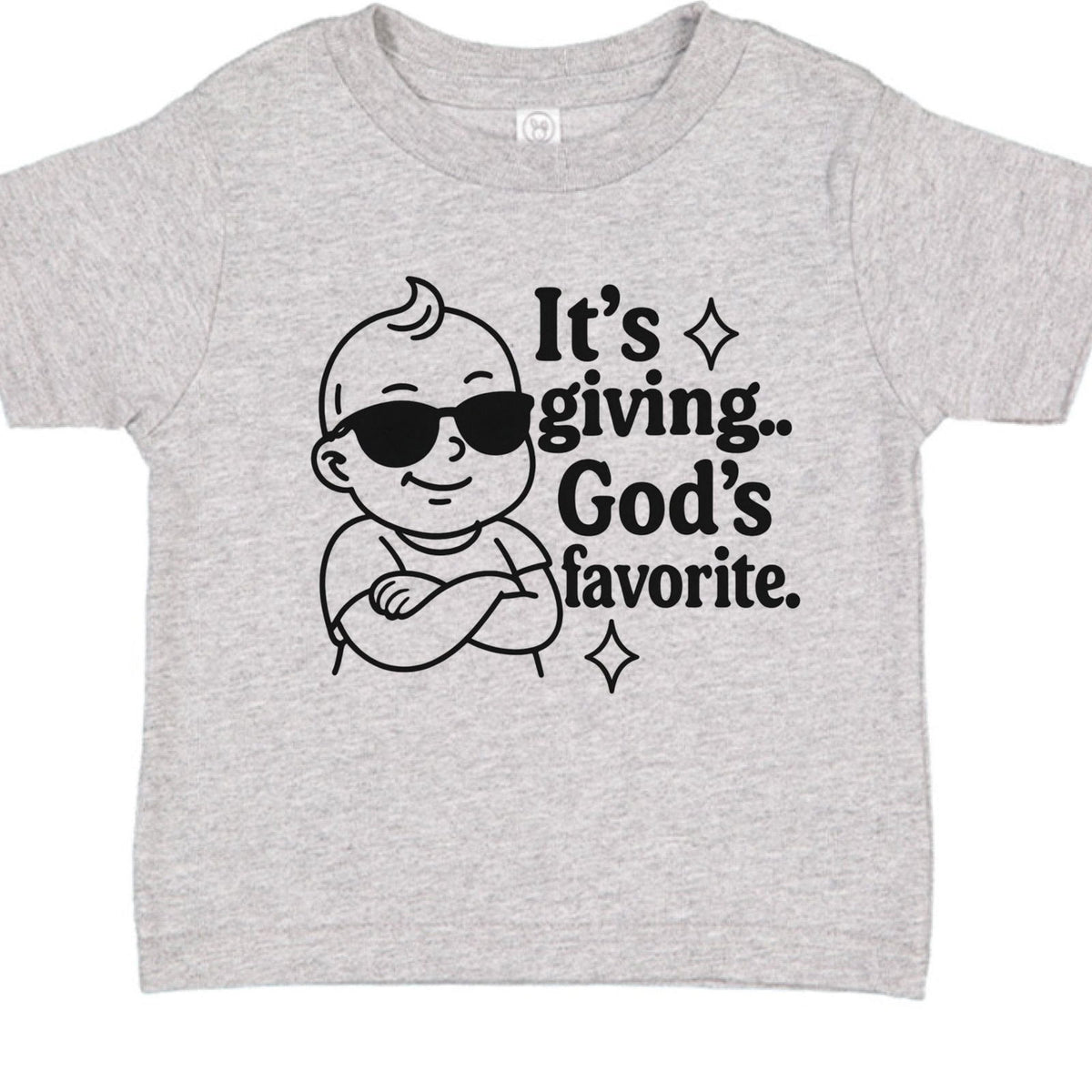 It's Giving His Favorite Baby Christian T-shirt - ClaimedbyGodDesigns