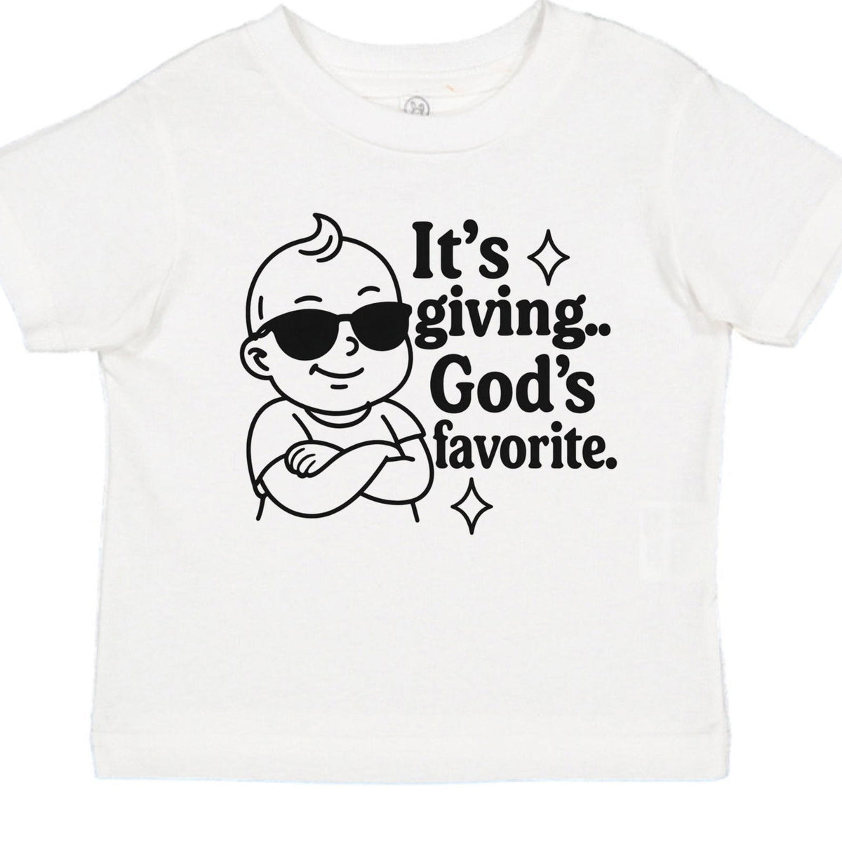It's Giving His Favorite Baby Christian T-shirt - ClaimedbyGodDesigns