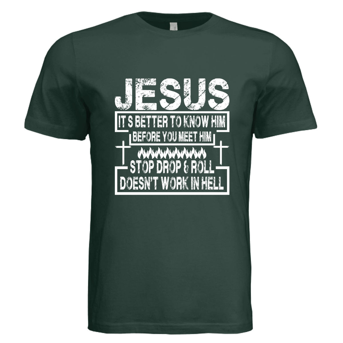 Its better to know Him Unisex Christian T-shirt - ClaimedbyGodDesigns