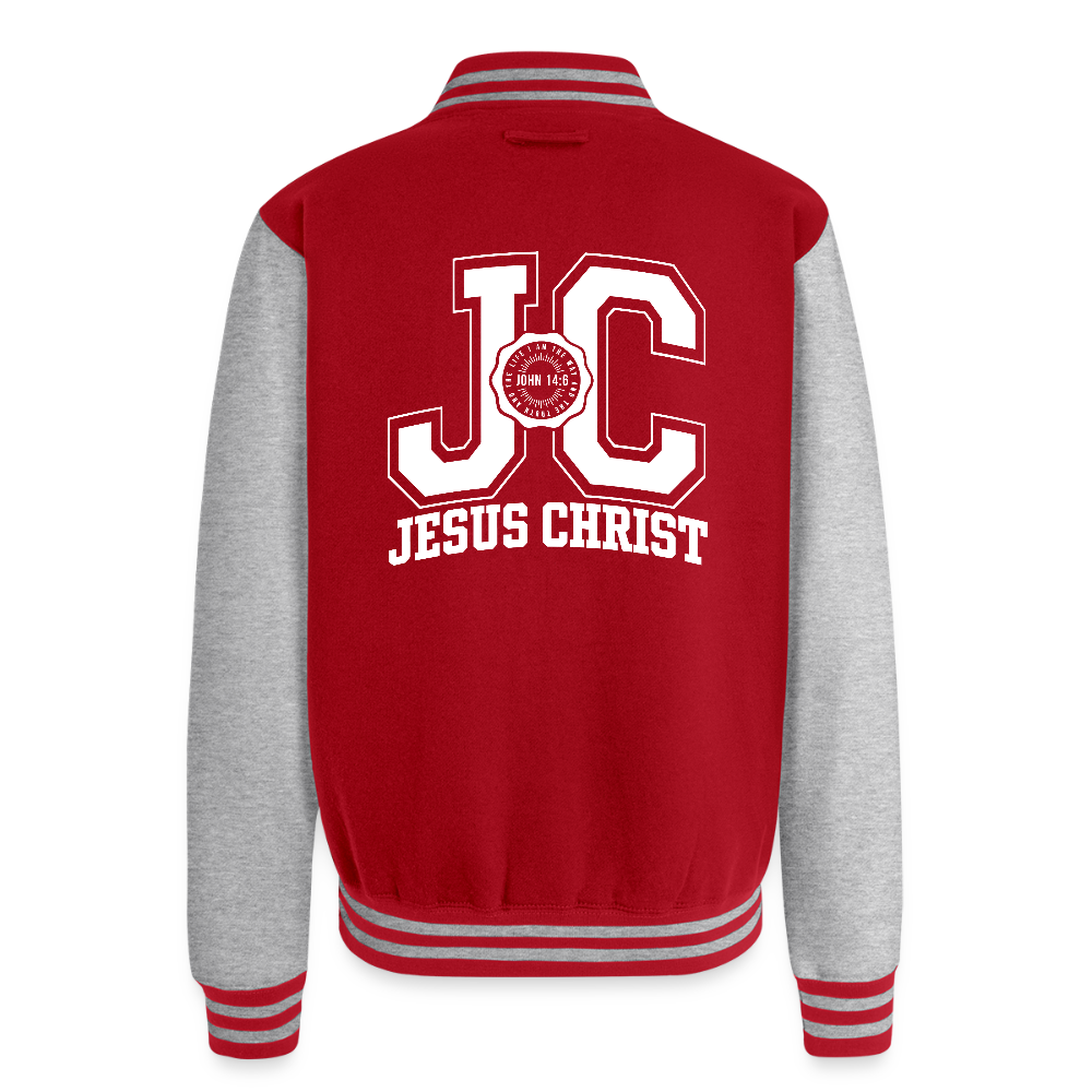 JC CHRISTIAN Heavyweight Letterman Jacket - ClaimedbyGodDesigns