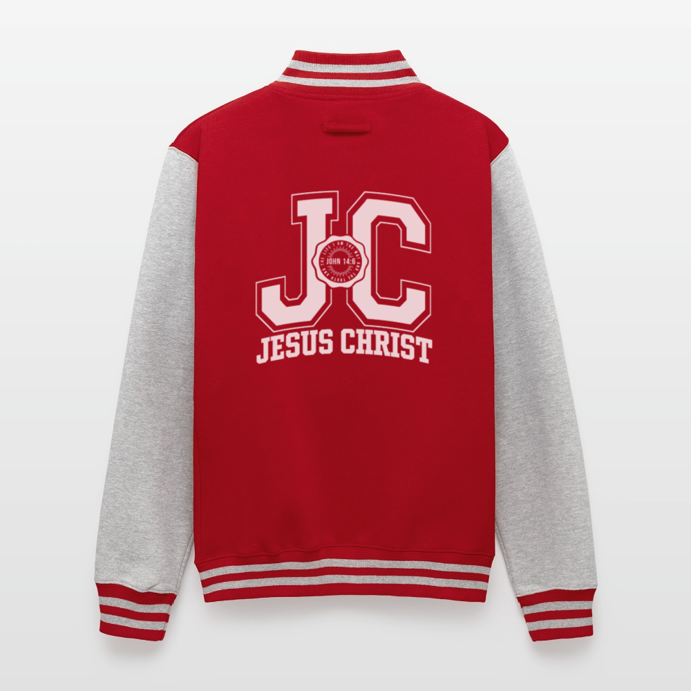 JC CHRISTIAN Heavyweight Letterman Jacket - ClaimedbyGodDesigns