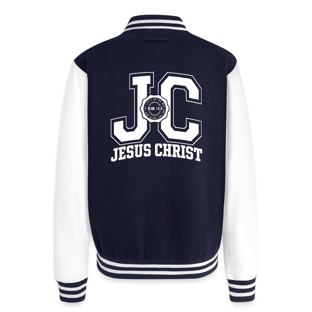 JC CHRISTIAN Heavyweight Letterman Jacket - ClaimedbyGodDesigns