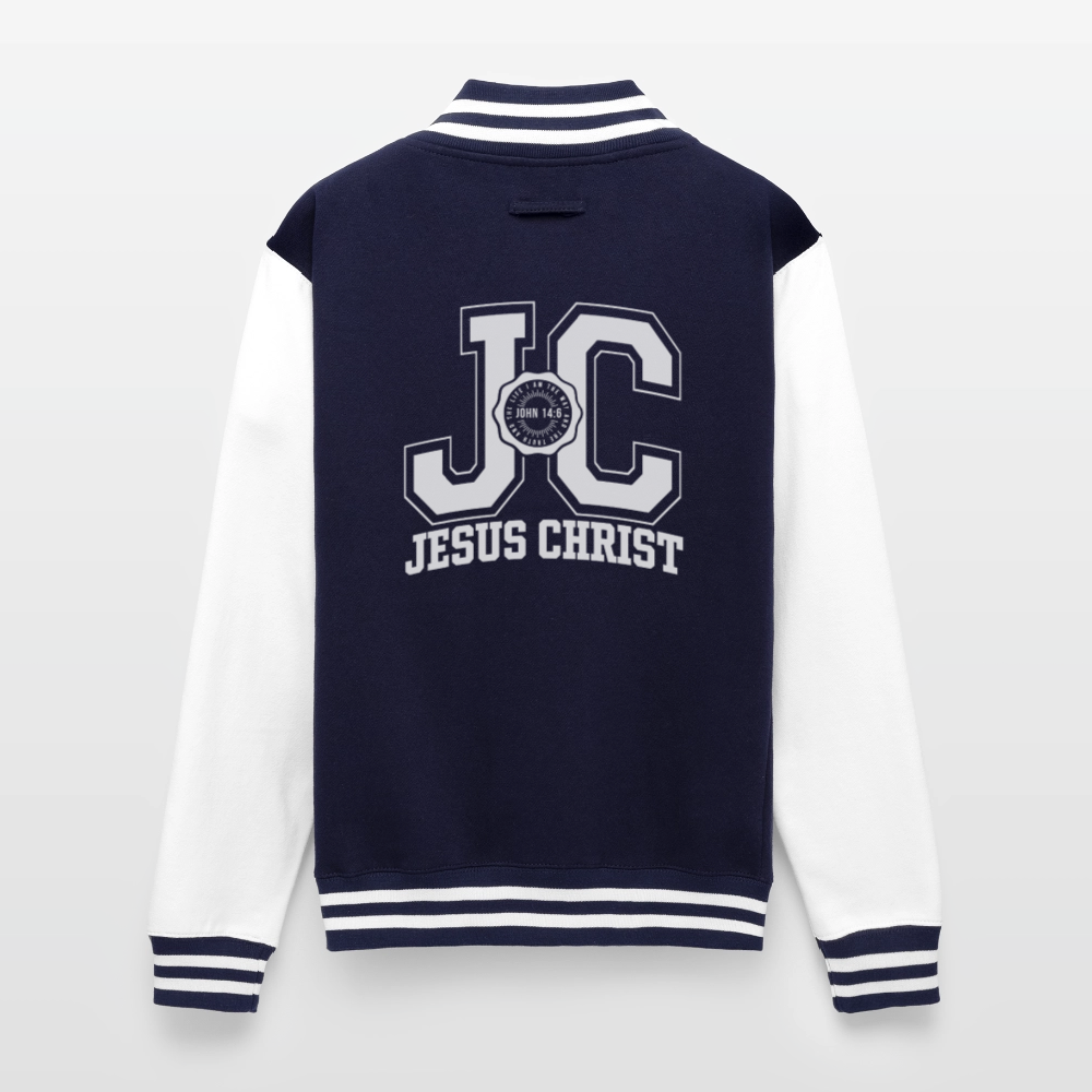 JC CHRISTIAN Heavyweight Letterman Jacket - ClaimedbyGodDesigns