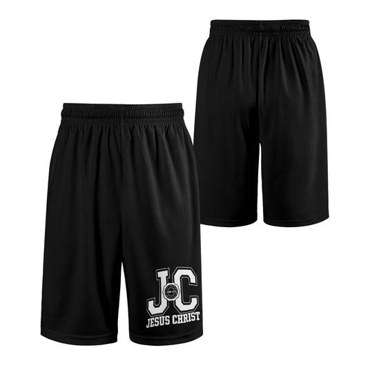 JC Jesus Christ Mens Christian Shorts - ClaimedbyGodDesigns