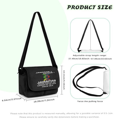 Jamaican + Haitian= Jamaitian Child Of God Christian Kids Flap Crossbody Bag - ClaimedbyGodDesigns
