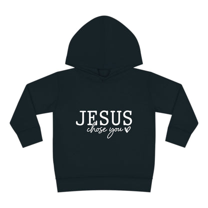 Jesus Chose You (2) Christian Toddler Pullover Fleece Hooded Sweatshirt - ClaimedbyGodDesigns