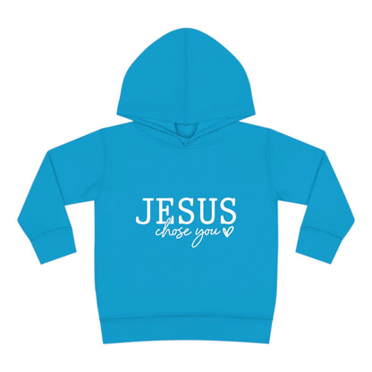 Jesus Chose You (2) Christian Toddler Pullover Fleece Hooded Sweatshirt - ClaimedbyGodDesigns