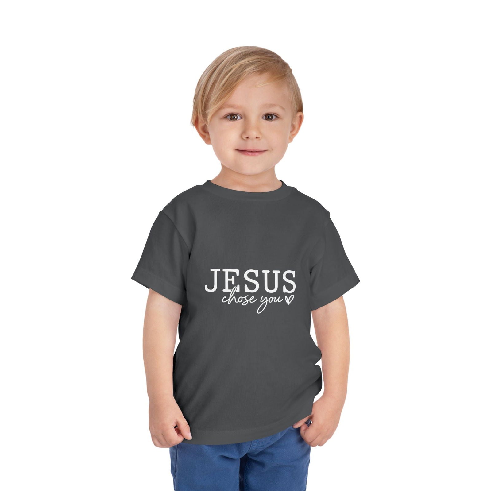 Jesus Chose You (2) Christian Toddler T-Shirt - ClaimedbyGodDesigns