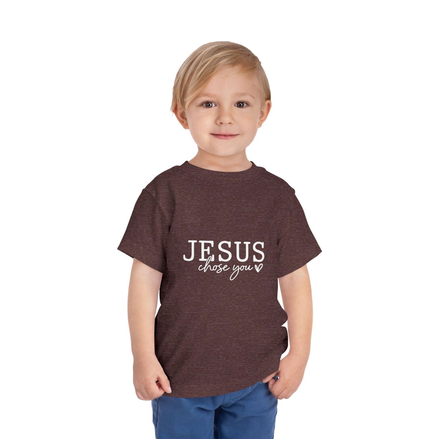 Jesus Chose You (2) Christian Toddler T-Shirt - ClaimedbyGodDesigns