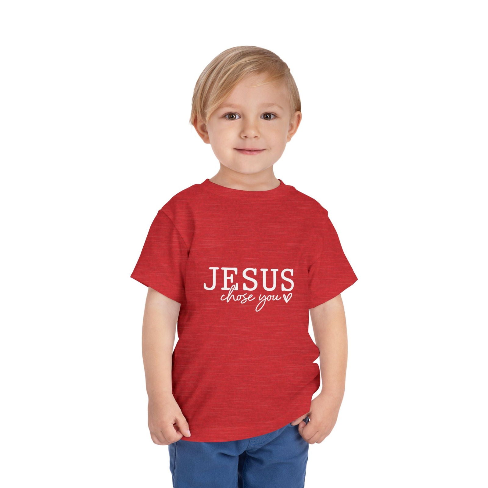 Jesus Chose You (2) Christian Toddler T-Shirt - ClaimedbyGodDesigns