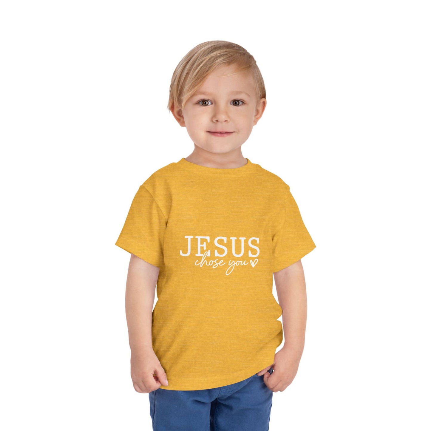 Jesus Chose You (2) Christian Toddler T-Shirt - ClaimedbyGodDesigns