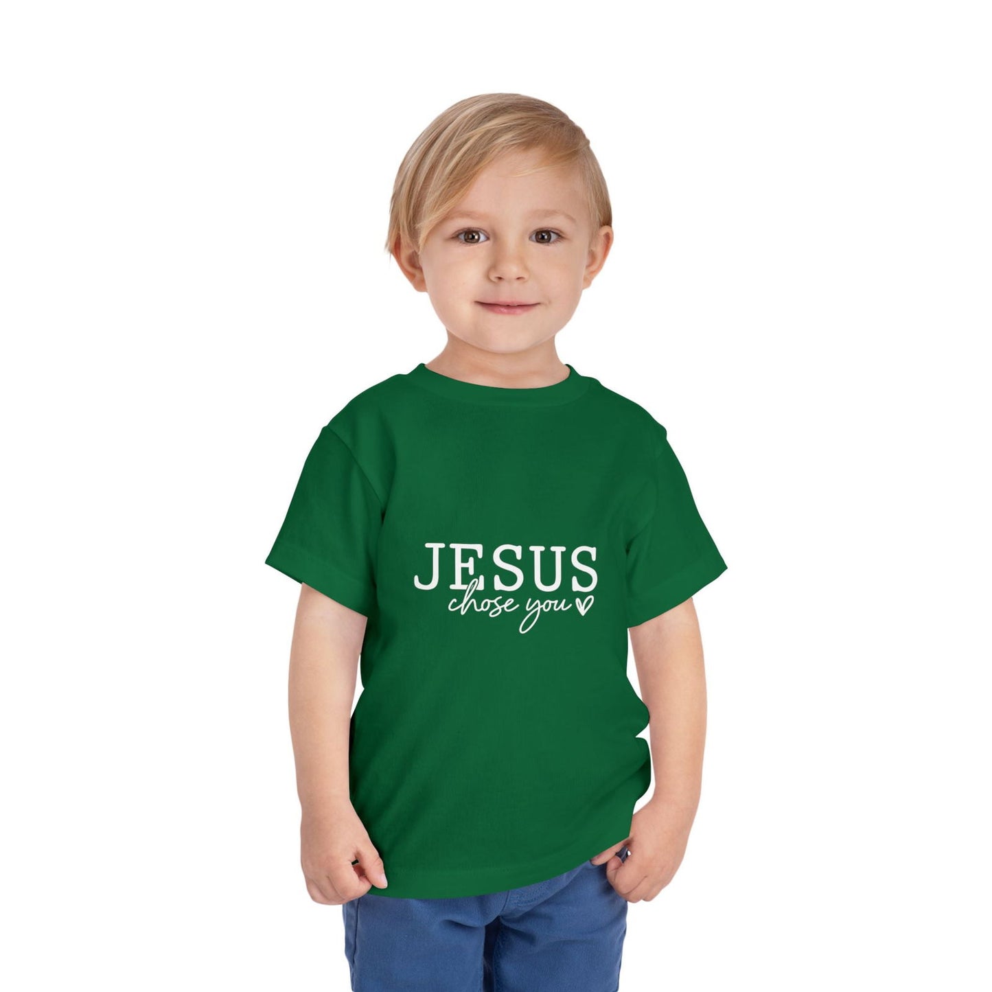 Jesus Chose You (2) Christian Toddler T-Shirt - ClaimedbyGodDesigns