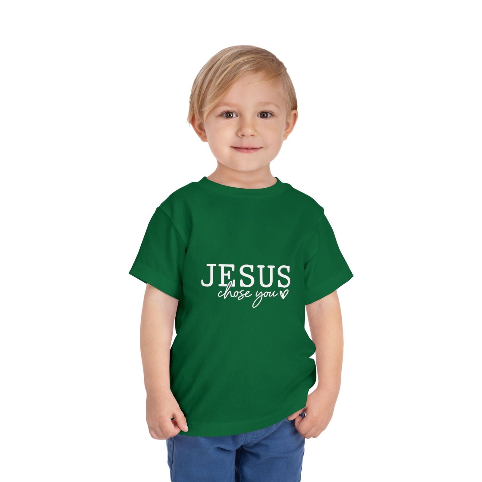 Jesus Chose You (2) Christian Toddler T-Shirt - ClaimedbyGodDesigns