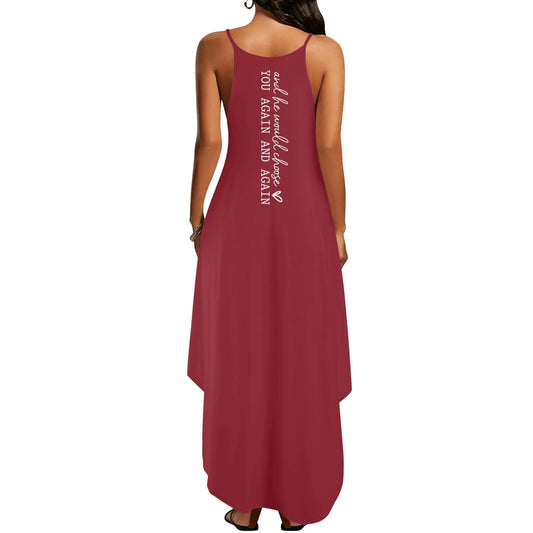 Jesus Chose You Womens Christian Elegant Sleeveless Summer Maxi Dress - ClaimedbyGodDesigns