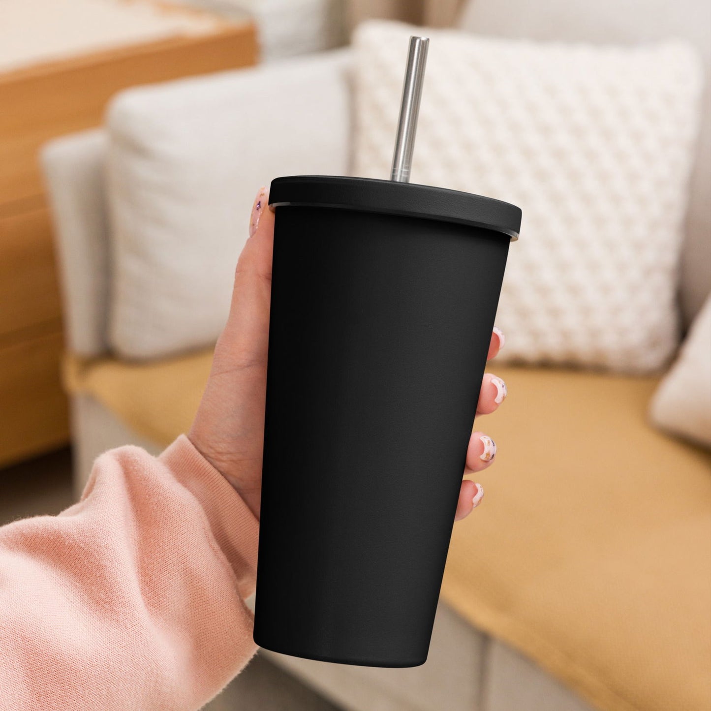 Jesus Christian Insulated 20oz Tumbler with a straw - ClaimedbyGodDesigns