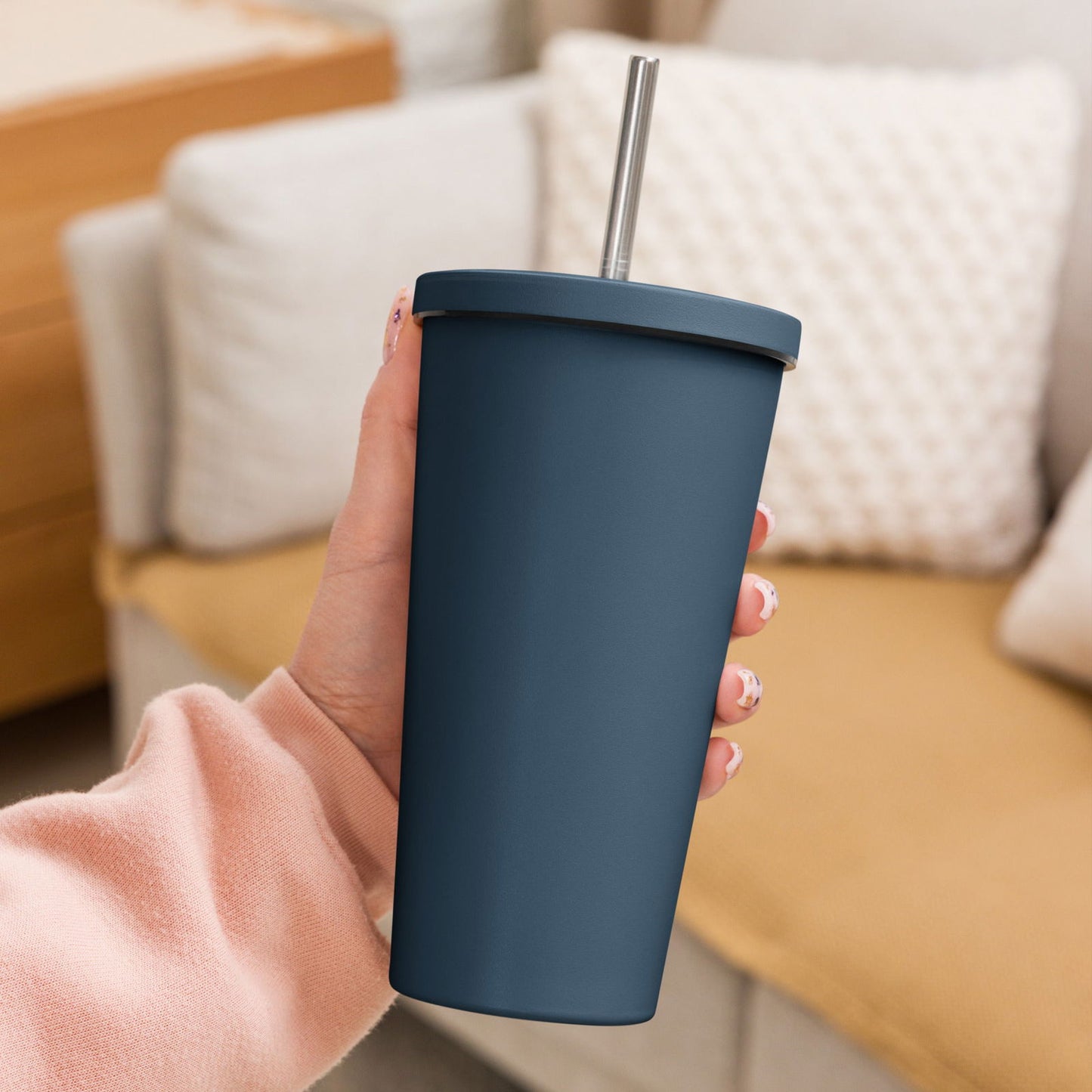 Jesus Christian Insulated 20oz Tumbler with a straw - ClaimedbyGodDesigns