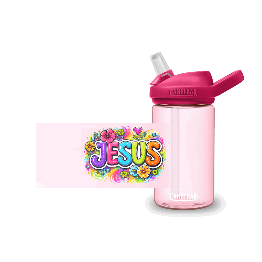 Jesus Christian Kids Water Bottle - ClaimedbyGodDesigns