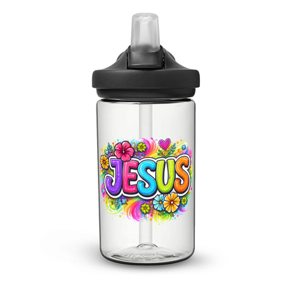 Jesus Christian Kids Water Bottle - ClaimedbyGodDesigns