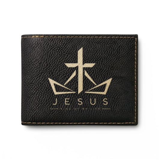 Jesus Cross Christian Wallet | Galatians 6:14 - Claimed by God Designs