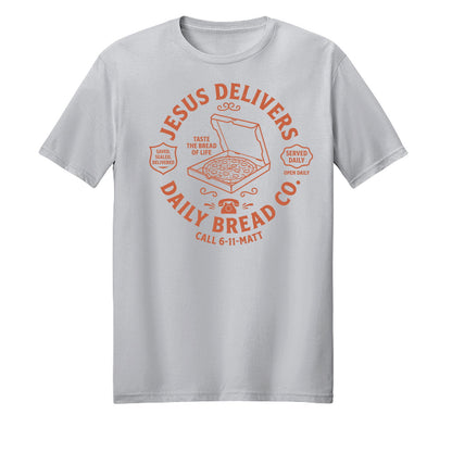 Jesus Delivers Daily Bread Unisex Christian T-shirt - ClaimedbyGodDesigns