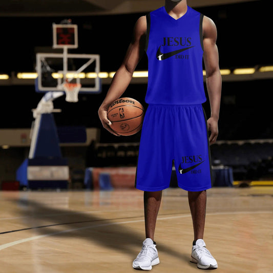 Jesus Did It Mens Summer Christian Casual Outfit - ClaimedbyGodDesigns