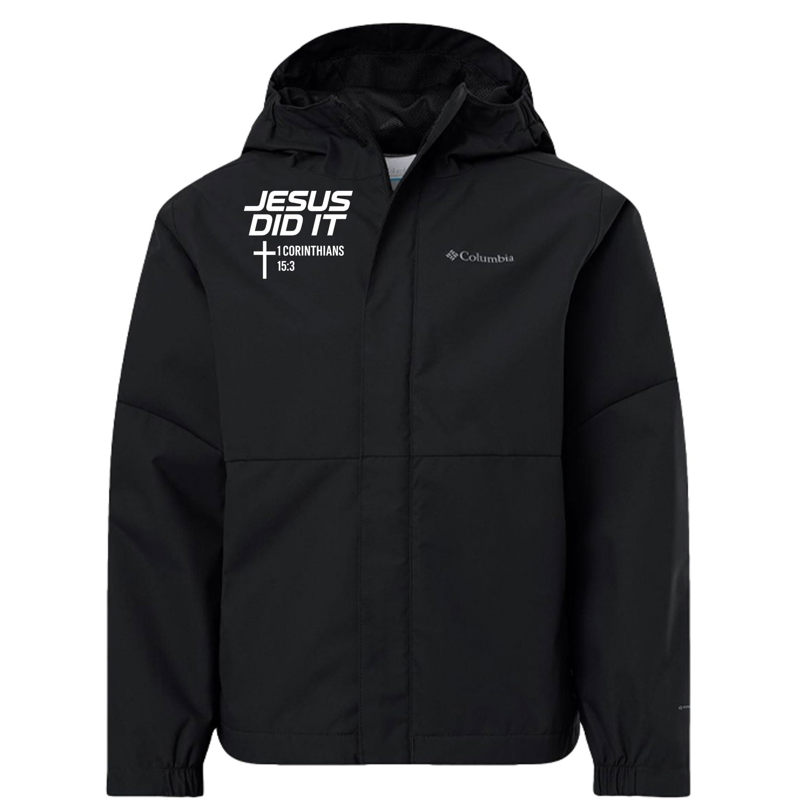 Jesus Did It Premium Youth Christian Hikebound II Jacket - ClaimedbyGodDesigns