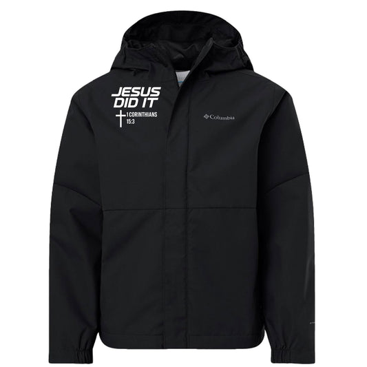 Jesus Did It Premium Youth Christian Hikebound II Jacket - ClaimedbyGodDesigns