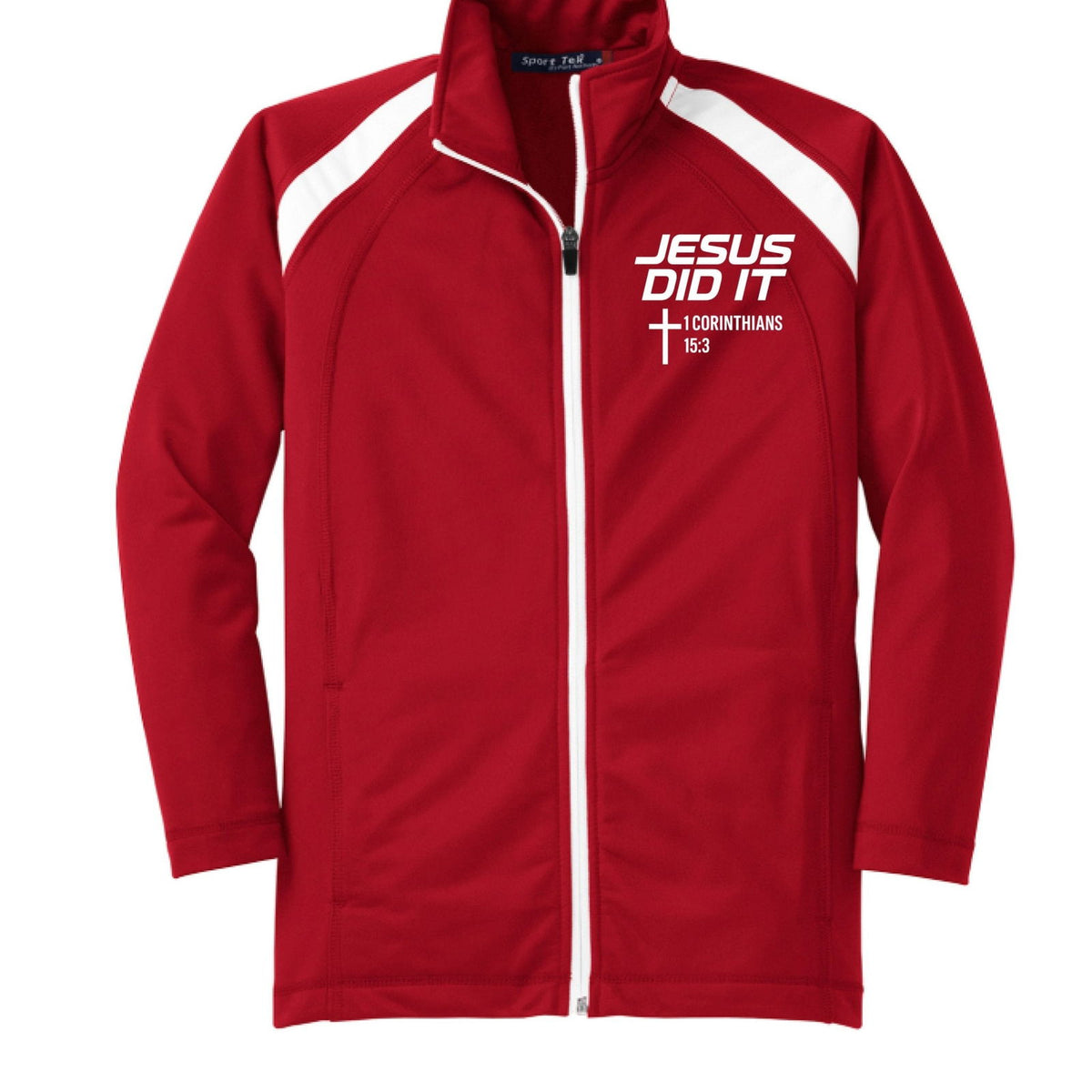 Jesus Did It Youth Christian Track Jacket - ClaimedbyGodDesigns