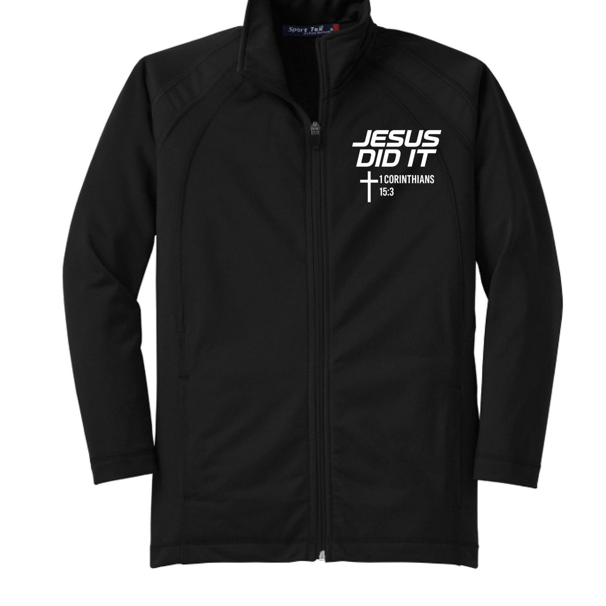 Jesus Did It Youth Christian Track Jacket - ClaimedbyGodDesigns