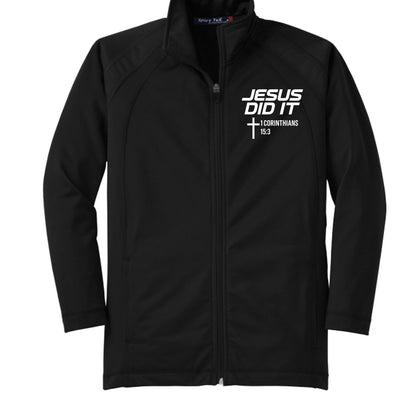 Jesus Did It Youth Christian Track Jacket - ClaimedbyGodDesigns