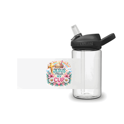 Jesus Fills My Cup Christian Kids Water Bottle - ClaimedbyGodDesigns