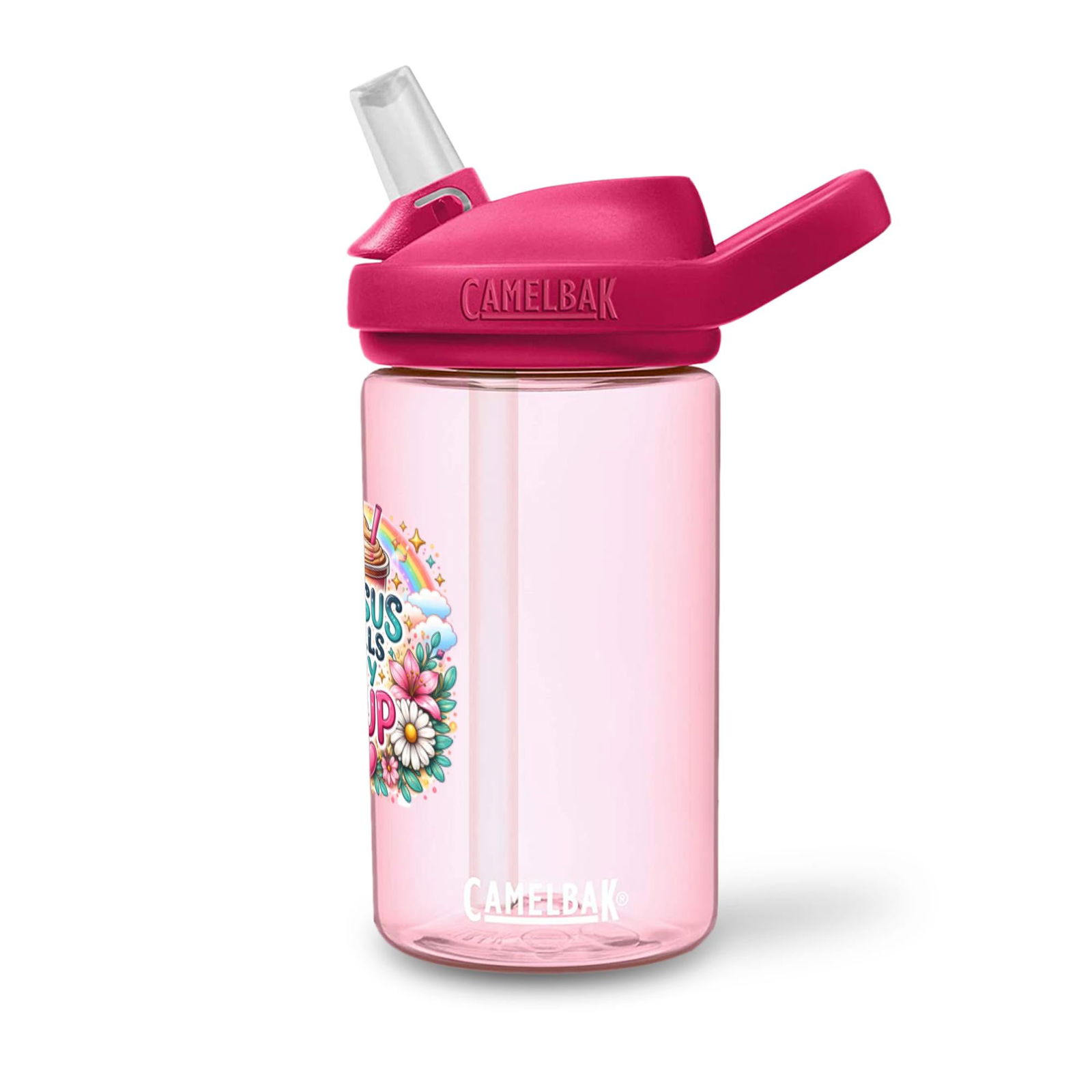 Jesus Fills My Cup Christian Kids Water Bottle - ClaimedbyGodDesigns